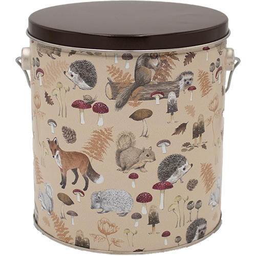 Woodland Animals Tin - 1 Gallon