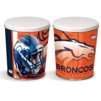 Denver Broncos Sports Tin 3.5 Gallon