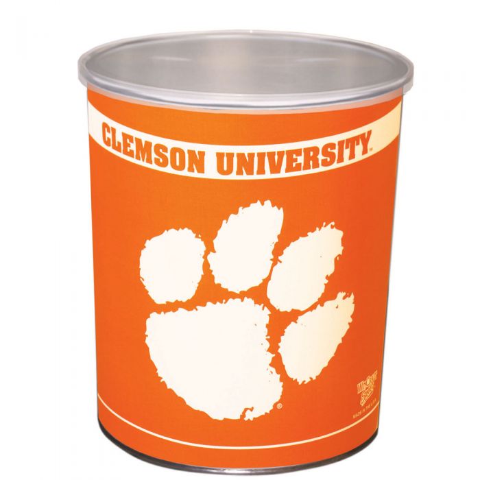 Clemson Tigers Sports Tin 1 Gallon