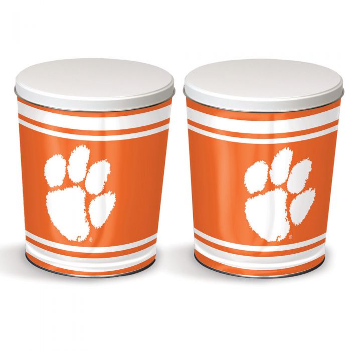 Clemson Tigers Sports Tin 3.5 Gallon