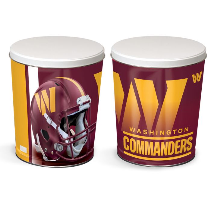 Washington Commanders Sports Tin 3.5 Gallon