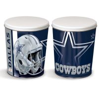 Dallas Cowboys Sports Tin 3.5 Gallon