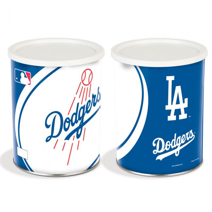 LA Dodgers Sports Tin 1 Gallon