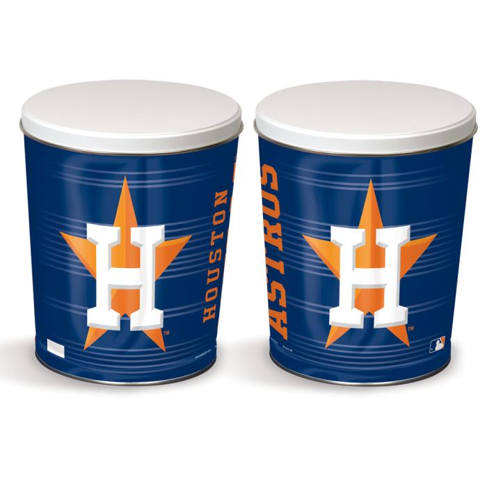 Houston Astros Sports Tin 3.5 Gallon