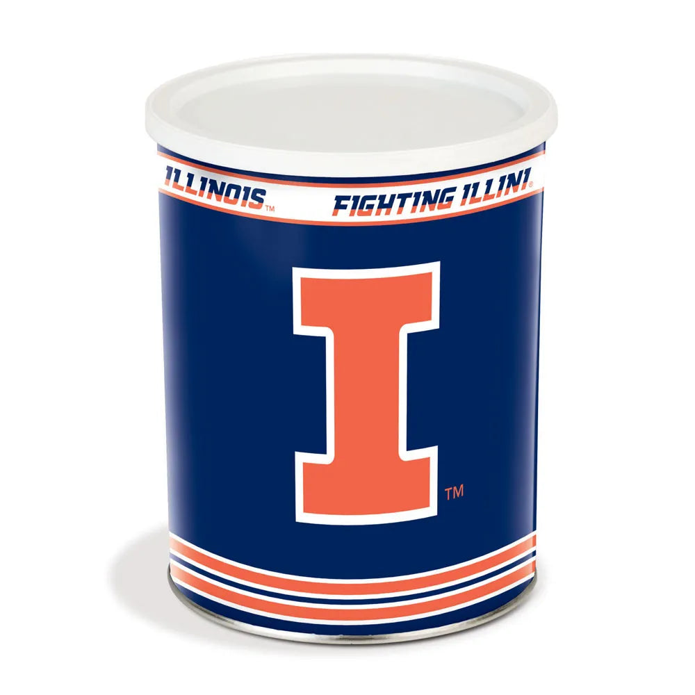 Illinois Fighting Illini Sports Tin 1 Gallon