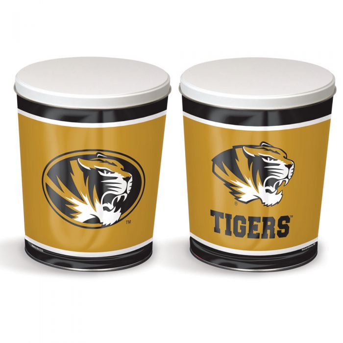 Missouri Tigers Sports Tin 3.5 Gallon