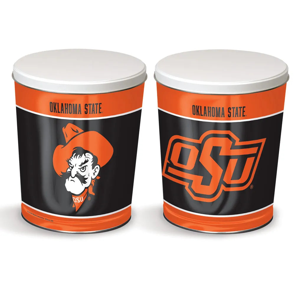 Oklahoma State Sports Tin 3.5 Gallon