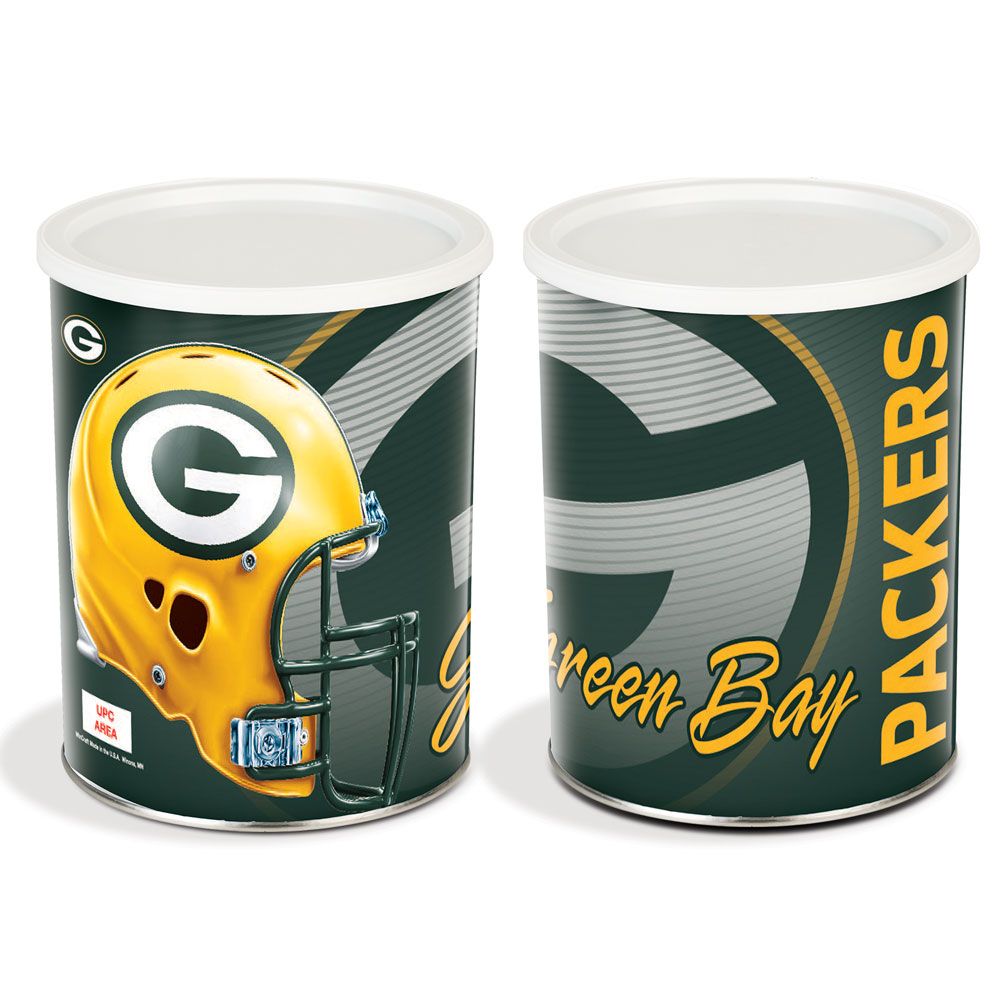 Green Bay Packers Sports Tin 1 Gallon