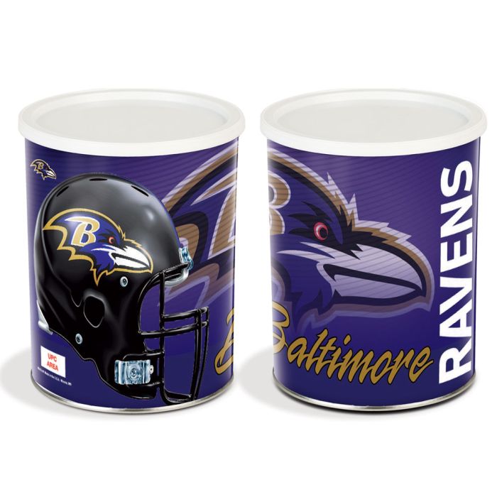 Baltimore Ravens Sports Tin 1 Gallon