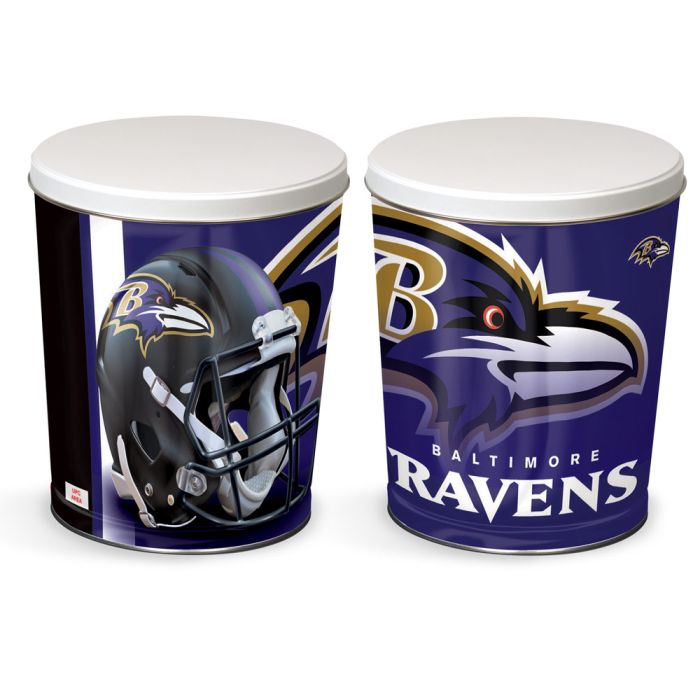 Baltimore Ravens Sports Tin 3.5 Gallon