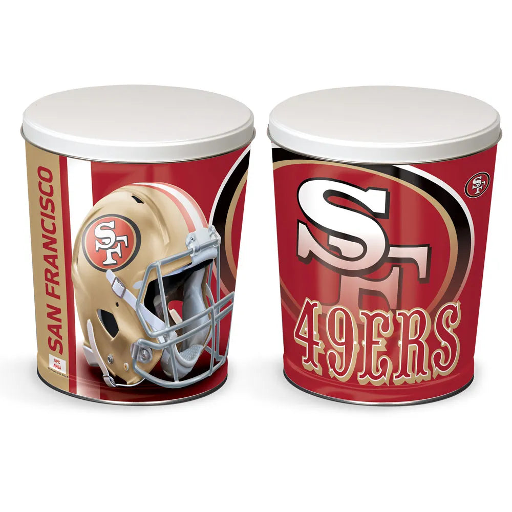 San Francisco 49ers Sports Tin 3.5 Gallon