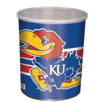 KU Jayhawks Sports Tin 1 Gallon